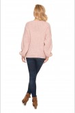 Sweater Kardigan Model 30077 Blady Róż - PeeKaBoo Apranga