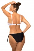 Two-Piece Swimsuit Kostium kąpielowy Model Smilla M-733 White/Black - Marko LKK164053 Maudymosi kostiumėliai