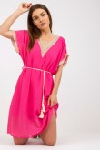 Dress Sukienka MOdel DHJ-SK-1508.12 Dark Pink - Italy Moda LKK167578 Apranga