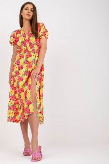 Dress Sukienka Model DHJ-SK-7006-3.39 Yellow - Italy Moda LKK167586