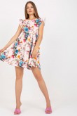 Dress Sukienka Model RV-SK-8020.99 Light Pink - Rue Paris LKK168173 Apranga