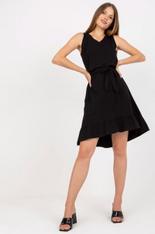 Dress Sukienka Model RV-SK-8049.64 Black - Rue Paris LKK168186