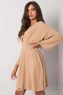 Dress Sukienka Model DHJ-SK-11981B.19 Camel - Italy Moda LKK168672
