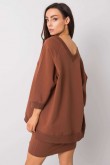 Bluza Damska Model RV-BL-5676.09 Dark Brown - Rue Paris LKK169858 Apranga