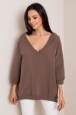 Bluza Damska Model RV-BL-5676.09 Brown - Rue Paris LKK169860 Apranga