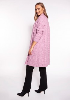 Sweater Kardigan Model PA015 Pink - MKM LKK170020