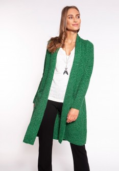 Sweater Kardigan Model PA015 Green - MKM LKK170022