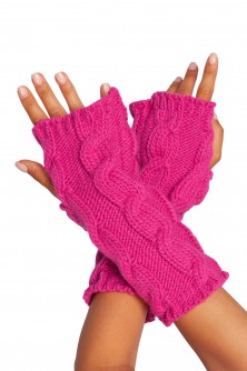 Rękawiczki Model BK098 Pink - BE Knit LKK171230
