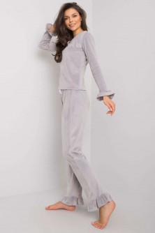 Pižama, Komplet Piżama Damska Model RV-PI-7394.23X Grey - Rue Paris LKK175420