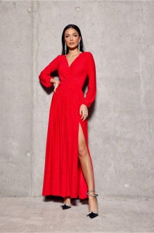 Dress Sukienka Model Tiffany CZE SUK0420 Red - Roco Fashion LKK188244