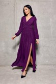 Dress Sukienka Model Tiffany BIS SUK0420 Violet - Roco Fashion LKK188252 Apranga