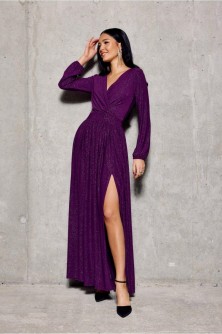 Dress Sukienka Model Tiffany BIS SUK0420 Violet - Roco Fashion LKK188252