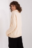 Sweter Damski Model AT-SW-2349-2.27 Light Beige - AT LKK188276 Apranga